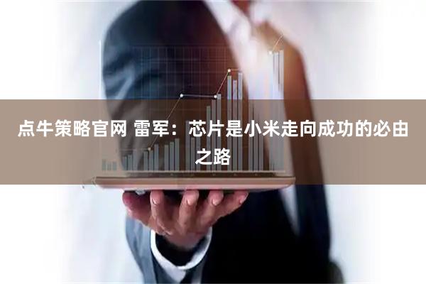 点牛策略官网 雷军：芯片是小米走向成功的必由之路